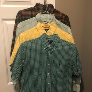 4 Buttondowns 2SS/2LS Ralph Lauren/Vineyard Vines